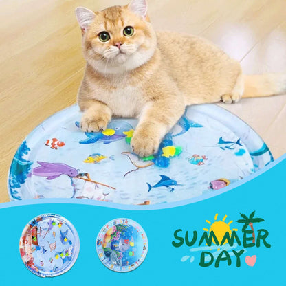 Cooling Pet Water Bed Cushion Ice Pad Dog Sleeping Square Mat