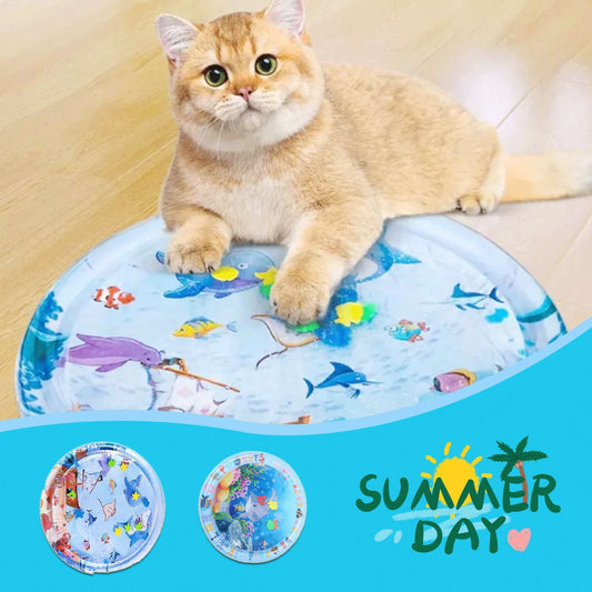Cooling Pet Water Bed Cushion Ice Pad Dog Sleeping Square Mat
